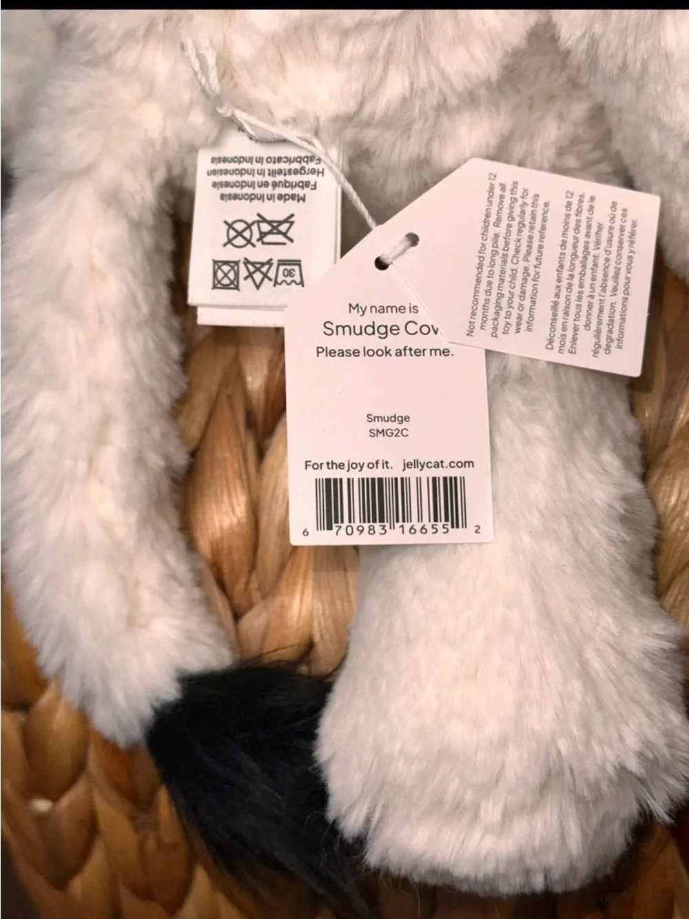 Jellycat Smudge Cow / BNWT